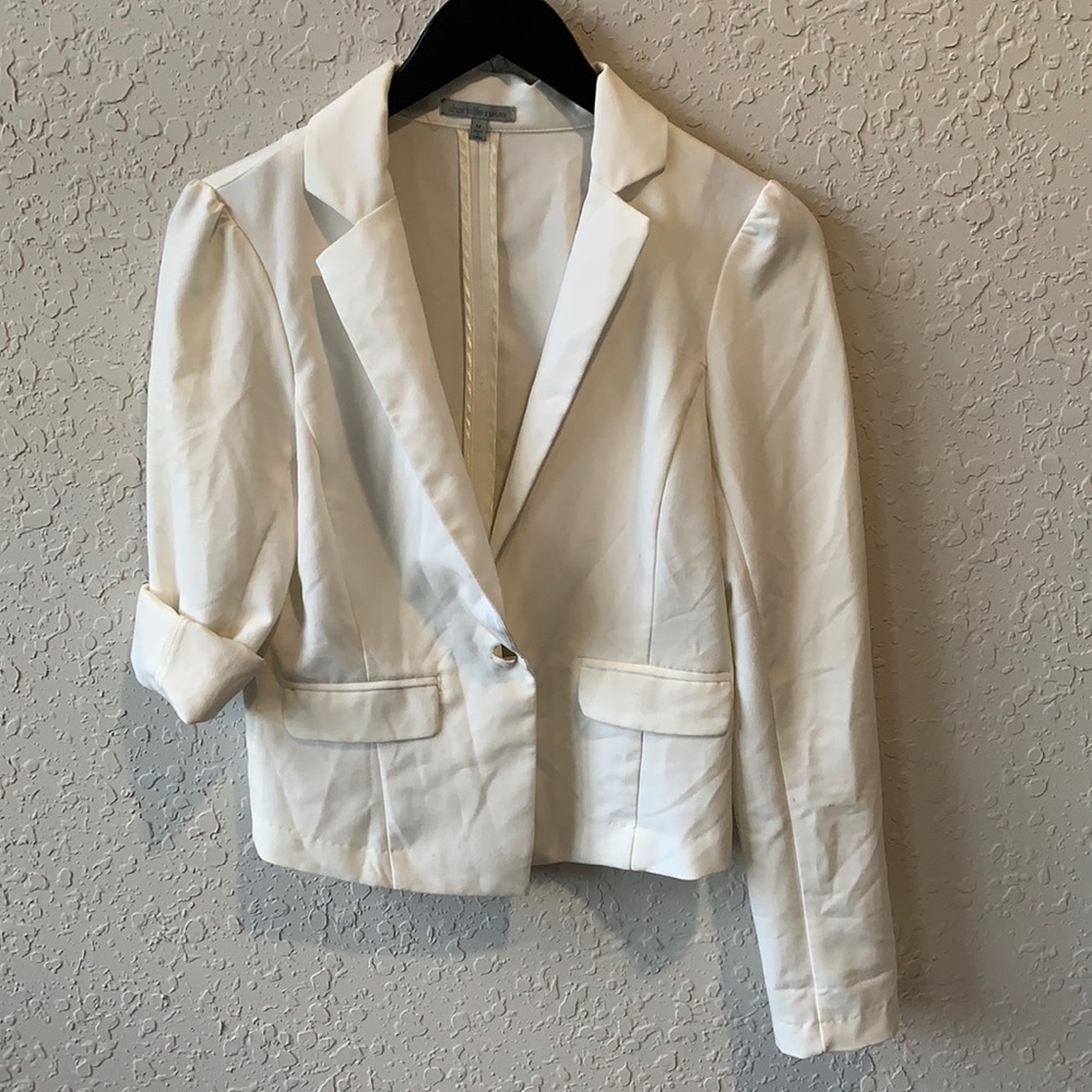 Off white blazer